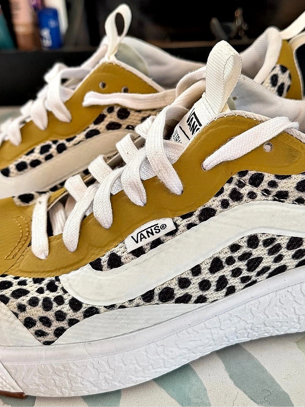 Vans UltraRange EXO SE Leopard Print Sneakers US 8.5